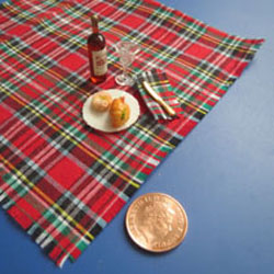 Red Tartan Picnic Rug